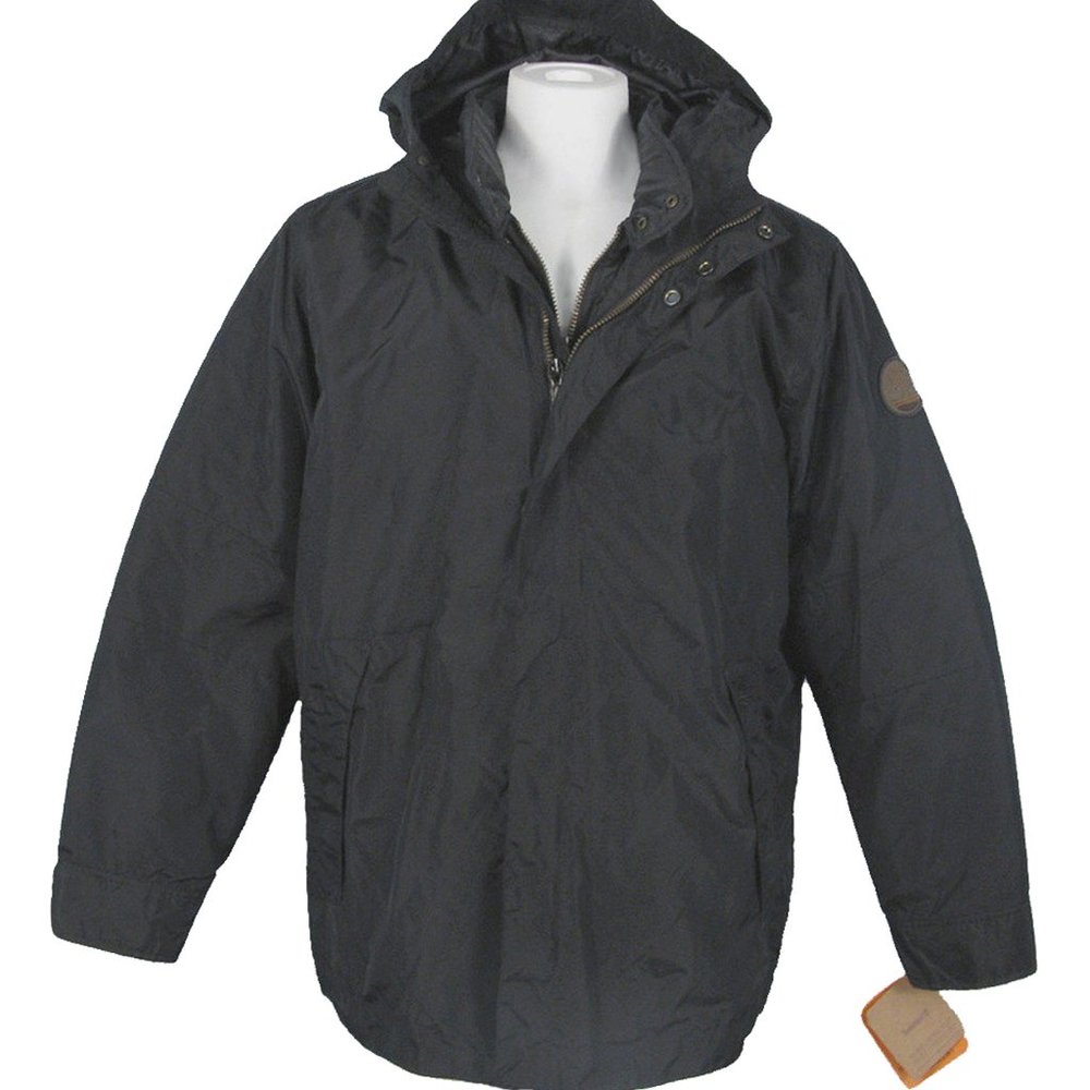 NEW $248 Timberland Bridgeton 3 in 1 Jacket Parka! Black  Shell & Separate Liner